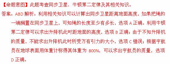 (2013东北三省大联考)长绳的一端搁置在地球的